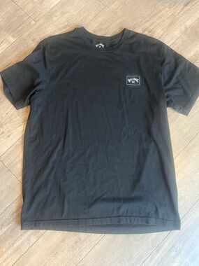 Billabong Men's Black Short-Sleeve Logo T-Shirt
